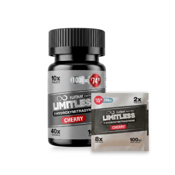 Limitless Platinum 7OH Tablets — Cherry 100mg